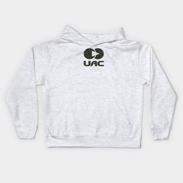 UAC Classic Logo (Green) Kids Hoodie by Geekeria Deluxe